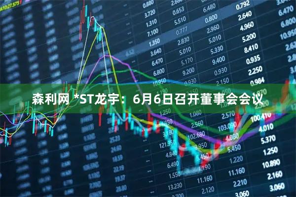 森利网 *ST龙宇：6月6日召开董事会会议