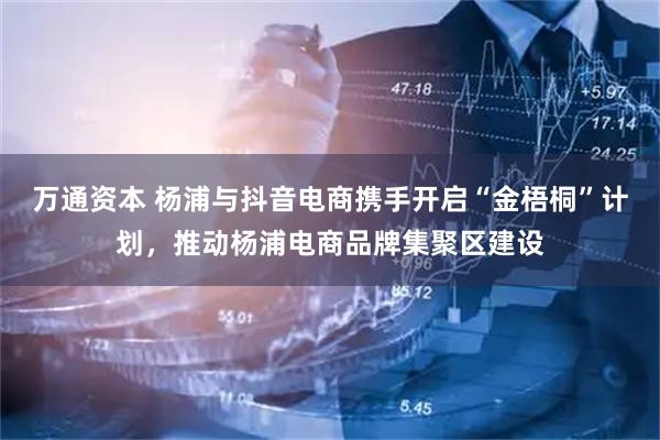 万通资本 杨浦与抖音电商携手开启“金梧桐”计划，推动杨浦电商品牌集聚区建设