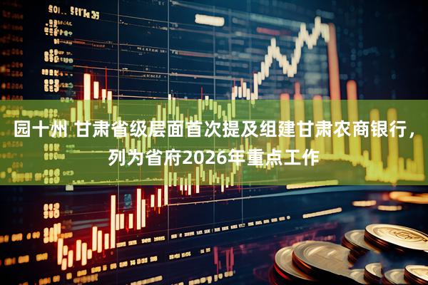 园十州 甘肃省级层面首次提及组建甘肃农商银行,列为省府2026年重点工作