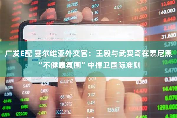 广发E配 塞尔维亚外交官:王毅与武契奇在慕尼黑“不健康氛围”中捍卫国际准则